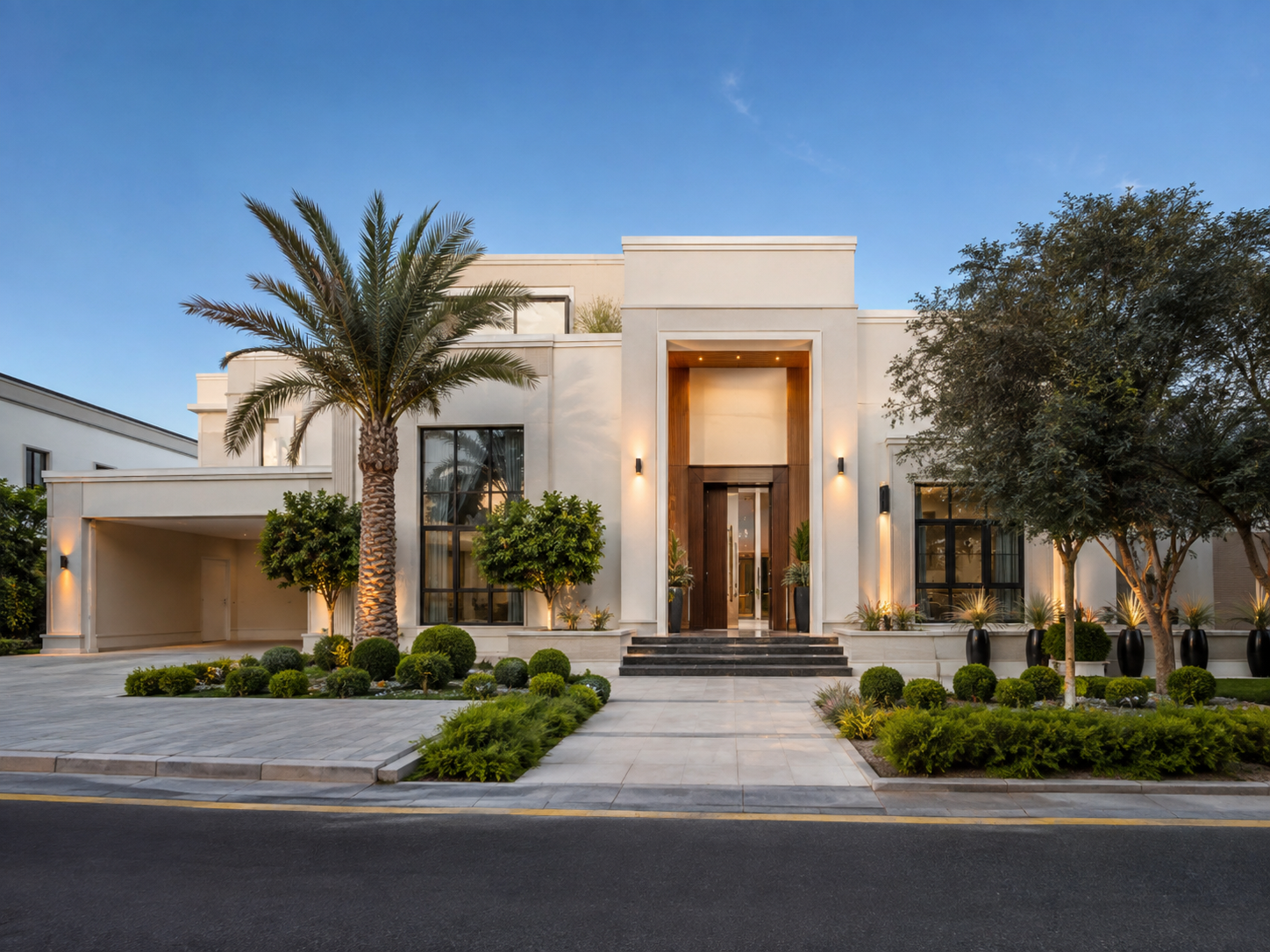 Completed villa